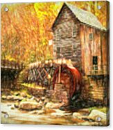 Old Grist Mill Acrylic Print