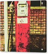 Old Roadhouse Gas Station Acrylic Print