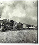 Old Steam Train Acrylic Print