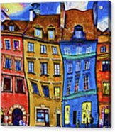 Old Town In Warsaw #2 Acrylic Print