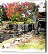 Old Wooden Mill Acrylic Print