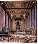 Omaha Union Station Great Hall Acrylic Print