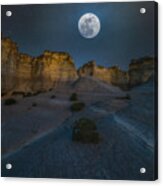 Once In A Blue Moon Acrylic Print