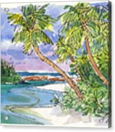 One-foot-island, Aitutaki Acrylic Print