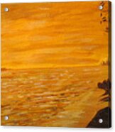 Orange Beach Acrylic Print