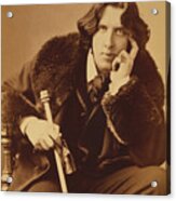 Oscar Wilde - Irish Author And Poet Acrylic Print