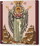 Our Lady Of The New Advent The Burning Bush 024 Acrylic Print