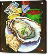 Oyster And Crystal Acrylic Print