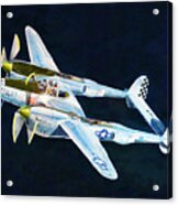 P-38l Lightning Acrylic Print
