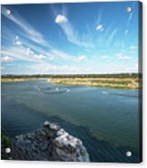 Pace Bend Park Offers Boating Enthusiast Miles Of Shoreline And Breathtaking Views Of Lake Travis Acrylic Print