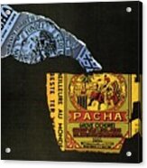 Pacha Grove Cichorei - Chicory, Coffee - Brussels, Belgium - Vintage Advertising Poster Acrylic Print