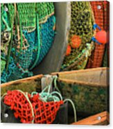 Pacific Fishing Nets Acrylic Print