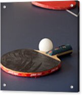 Paddles And Ball Acrylic Print