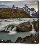 Paine River Rapids #2 - Patagonia Acrylic Print