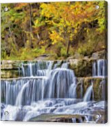 Painted Falls Acrylic Print