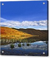 Oregon Painted Hills Reflections Acrylic Print