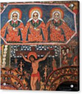 Fresco Of The Three Wise Men Acrylic Print