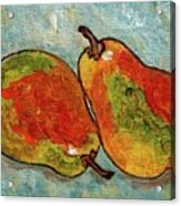 Pair Of Pears Acrylic Print