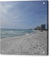 Panama City Beach 2017 Skyline Acrylic Print