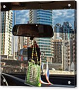 Panama City Panama By Taxi Acrylic Print