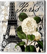 Paris Blanc I Acrylic Print