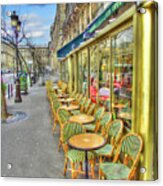 Paris Cafe Acrylic Print