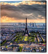 Paris From Above Acrylic Print