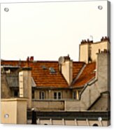 Paris Rooftops Acrylic Print
