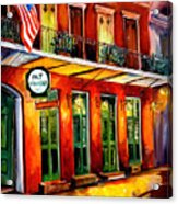 Pat O Briens Bar Acrylic Print