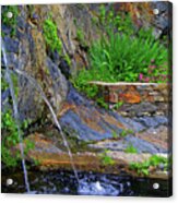 Patones Fountain Acrylic Print