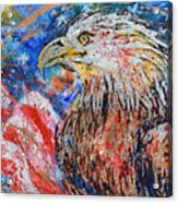 Patriotic Eagle Acrylic Print