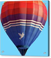 Peace Dove Hot Air Balloon Acrylic Print