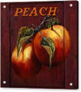 Juicy Peaches Acrylic Print