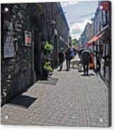 Pedestrian Street In Kilkenny Acrylic Print