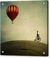 Penny Farthing For Your Thoughts Acrylic Print