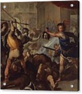 Perseus Fights Phineas Acrylic Print