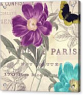 Petals Of Paris Ii Acrylic Print