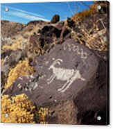 Petroglyph - Near Reno, Nevada Acrylic Print