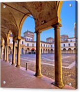 Piazza Castello In Mantova Architecture View Acrylic Print