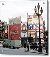 Piccadilly Circus 1950's Acrylic Print