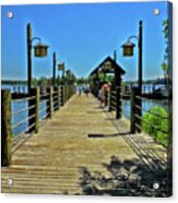 Pier At Fort Wilderness Pm Acrylic Print