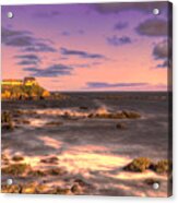 Pigeon Point Lighthouse At Sunset Acrylic Print