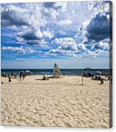 Pike's Beach Typical Summer Day Acrylic Print