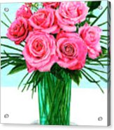 Pink Roses Acrylic Print