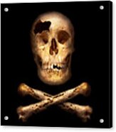 Pirate - Pirate Flag - I'm A Mighty Pirate Acrylic Print