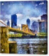 Pittsburgh North Shore Skyline Acrylic Print