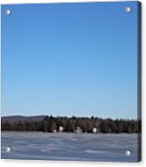 Poconos, The Lake In January Acrylic Print