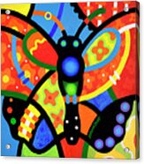 Kaleidoscope Butterfly #1 Acrylic Print