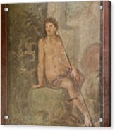 Pompeii Fresco Acrylic Print