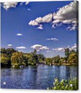 Pond At Verona Park Acrylic Print